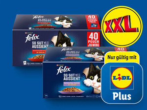 Felix So gut wie es aussieht Alleinfuttermittel, 
         40x 85 g