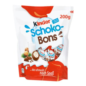Kinder Schoko Bons oder nutella Biscuits