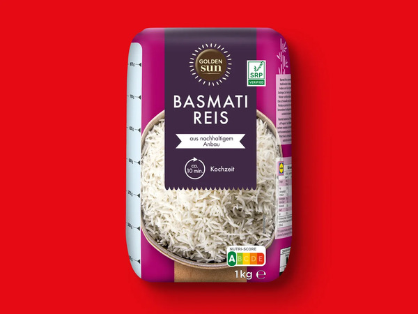 Bild 1 von Golden Sun Basmati Reis, 
         1 kg