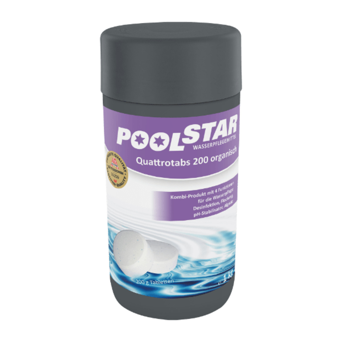 Bild 1 von POOLSTAR Quattrotabs 200 1kg