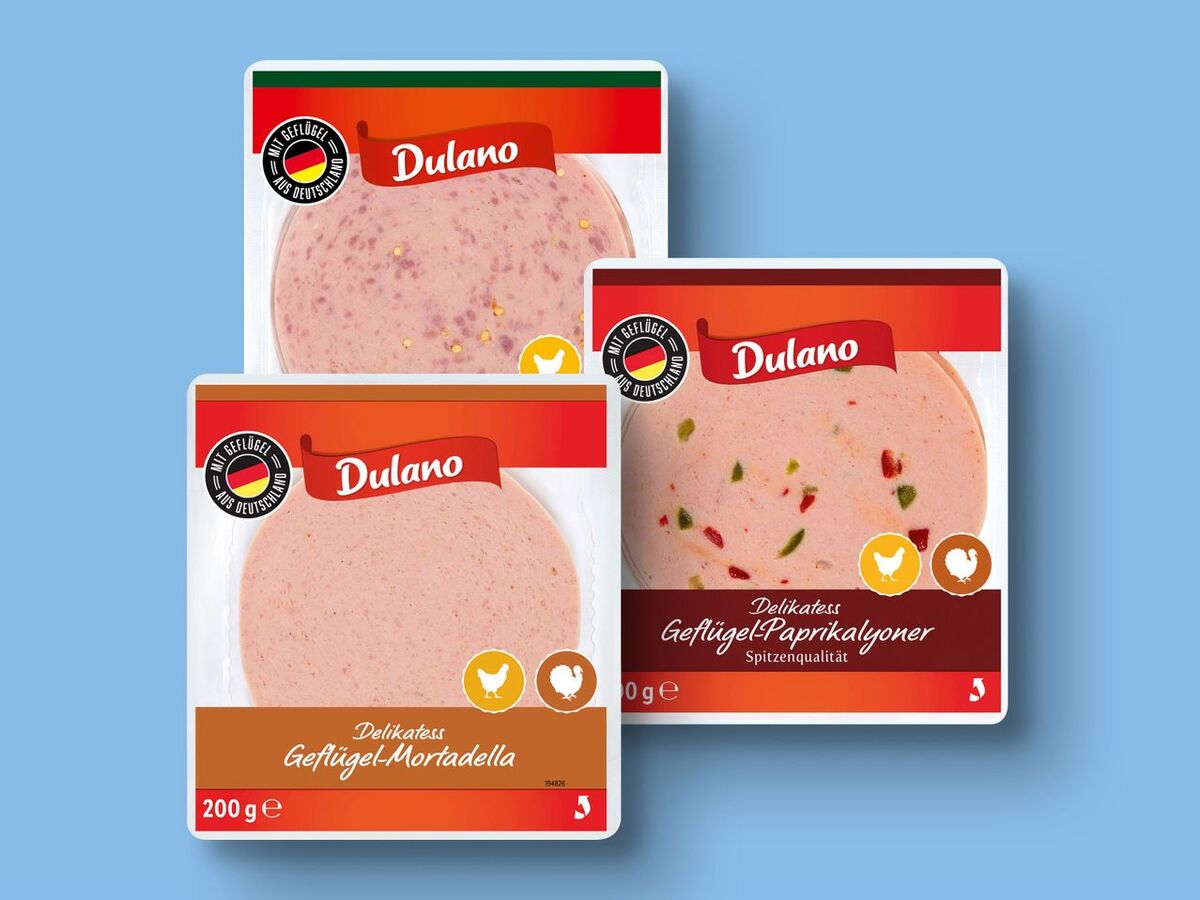 Bild 1 von Dulano Brühwurst Stapelpack, 
         200 g