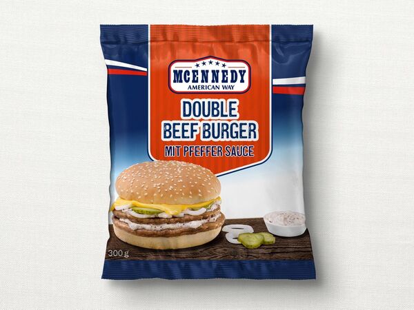 Bild 1 von McEnnedy Double Burger, 
         300 g