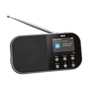 Dabman 15 tragbares Dab+ Radio mit Weckfunktion