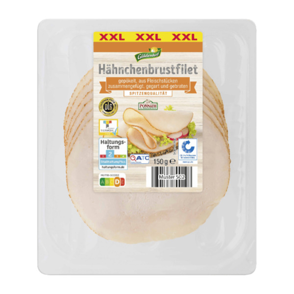 Bild 3 von GÜLDENHOF Geflügelbrust-Aufschnitt XXL 150g