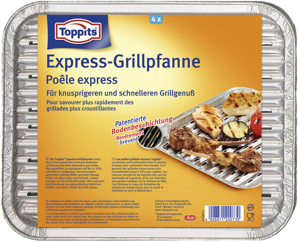 Bild 1 von Toppits Express-Grillpfanne 22 x 28 cm 4 Stück