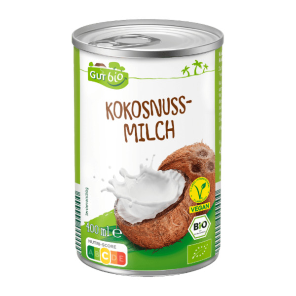 GUT BIO Bio-Kokosnussmilch 400ml von ALDI Nord ansehen!