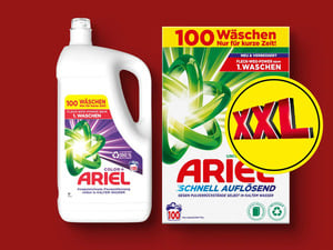 Ariel Waschmittel 100/76/68 Wäschen, 
         5 l/6 kg/76/68 Stück