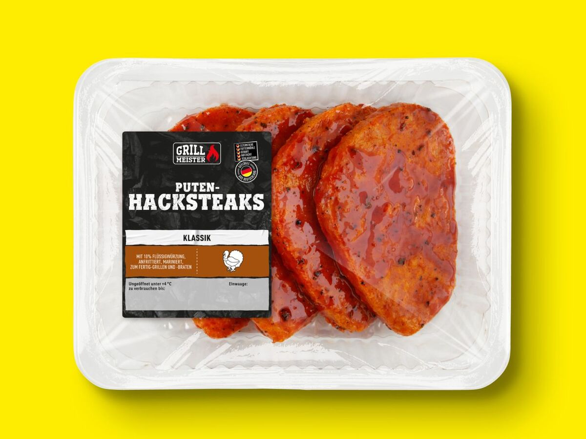 Grillmeister Puten-Hacksteaks, 320 g von Lidl ansehen!