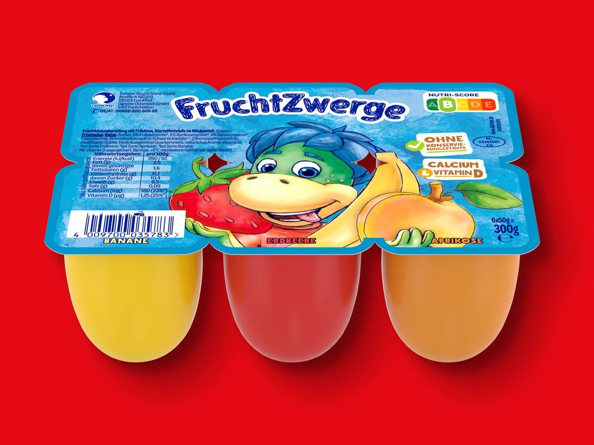 Bild 1 von Danone FruchtZwerge, 
         6x 50 g