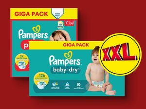 Pampers Baby-Dry Giga Pack, 
         80/140/124 Stück