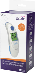 SCALA Fieberthermometer SC 8360 kontaktlos Infrarot mit LED Fieberalarm