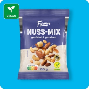 FARMER
 Nuss-Mix, Geröstet und gesalzen