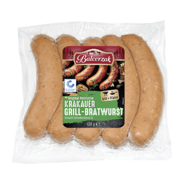 Bild 2 von BALCERZAK Polnische Grill-Bratwurst 450g
