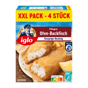 IGLO Filegro Ofen-Backfisch XXL 480g