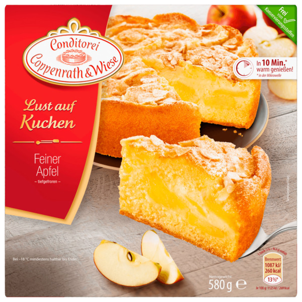 Bild 1 von Coppenrath & Wiese Lust auf Kuchen Feiner Apfel 580g