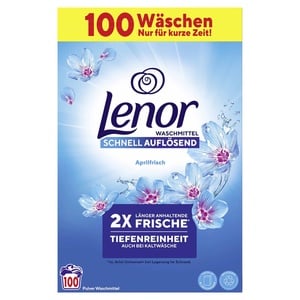 LENOR Flüssigwaschmittel oder Pulver 100 WL