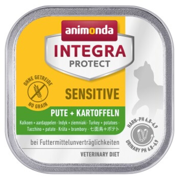 Bild 1 von animonda Integra Protect Sensitive 16x100g Pute & Kartoffel