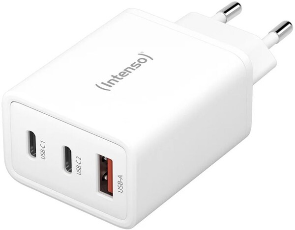 Bild 1 von W65ACC GaN USB/2x USB Type-C (65W) Ladegerät weiß