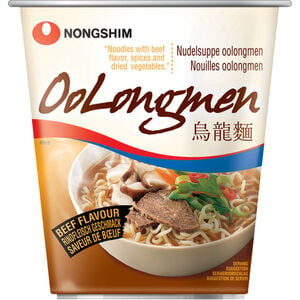 NONGSHIM 2 x Oolongmen Bechernudeln Rind