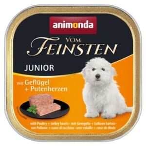 animonda Vom Feinsten Junior 22x150g Geflügel & Putenherzen