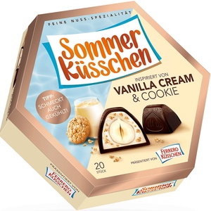 Ferrero Küsschen Sommer Vanilla Cream & Cookie 180G