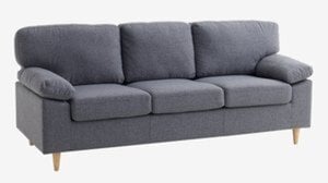 Sofa GEDVED 3-Sitzer grau