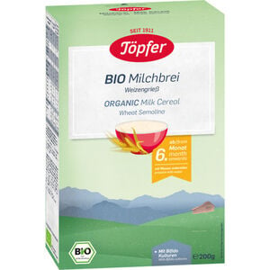 Töpfer BIO Milchbrei Weizengrieß