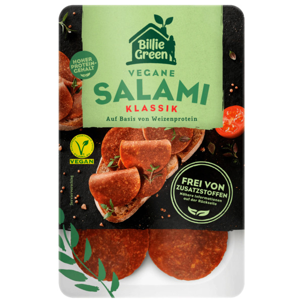 Bild 1 von Billie Green Vegane Salami Klassik 70g