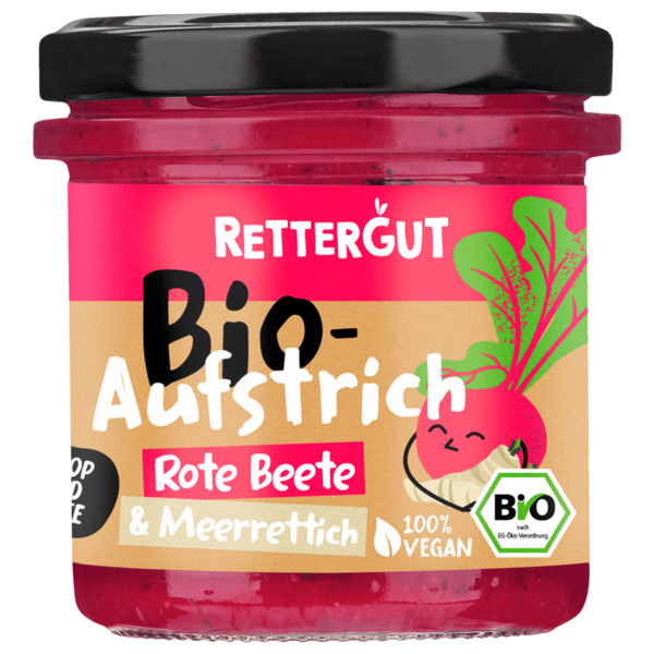 Bild 1 von Rettergut Bio-Aufstrich Rote Beete & Meerrettich 135g