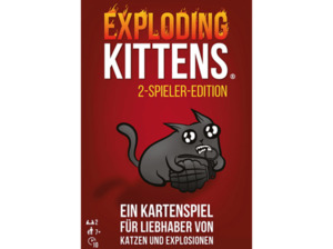 EXPLODING KITTENS Exploding Kittens 2-Spieler-Ed. EINZEL Kartenspiel Mehrfarbig, Mehrfarbig