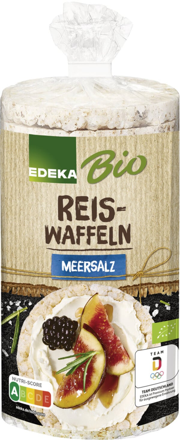 Bild 1 von EDEKA Bio Reiswaffeln mit Meersalz 100G