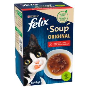 Purina Felix Soup vom Land 6x48g