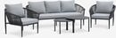 Bild 1 von Lounge-Set KIRKENES 5 Personen grau