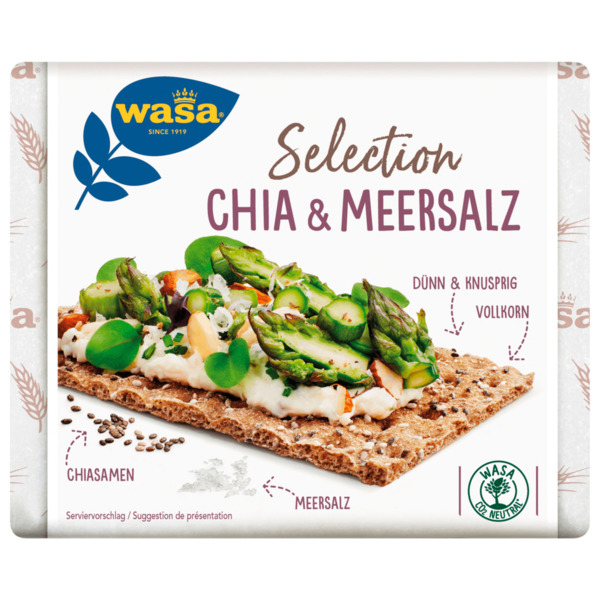 Bild 1 von Wasa Selection Chia & Meersalz 245g