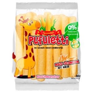 Pufuletti Maisstangen mit Hirse glutenfrei 60 g