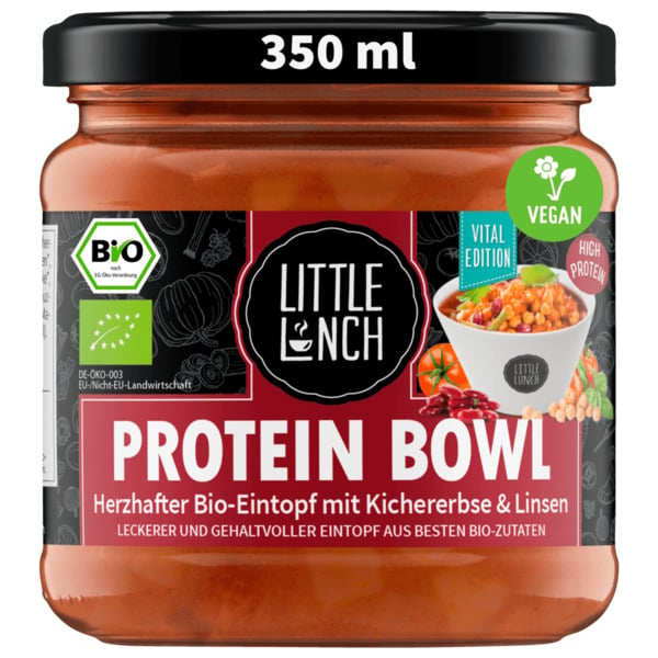 Bild 1 von Little Lunch Bio Protein Bowl mit Kirchererbse und Linsen 350ml