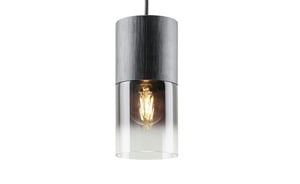 Trio Pendelleuchte, 1-flammig, Rauchglas schwarz schwarz Maße (cm): H: 150  Ø: [10.0] Lampen & Leuchten