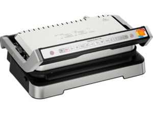 TEFAL GC782D OptiGrill XL 2-in-1 Kontaktgrill, Edelstahl/Schwarz