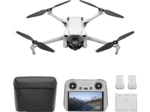 DJI Mini 3 Fly More Combo & RCEU Drohne, Grau/Weiß, Grau/Weiß