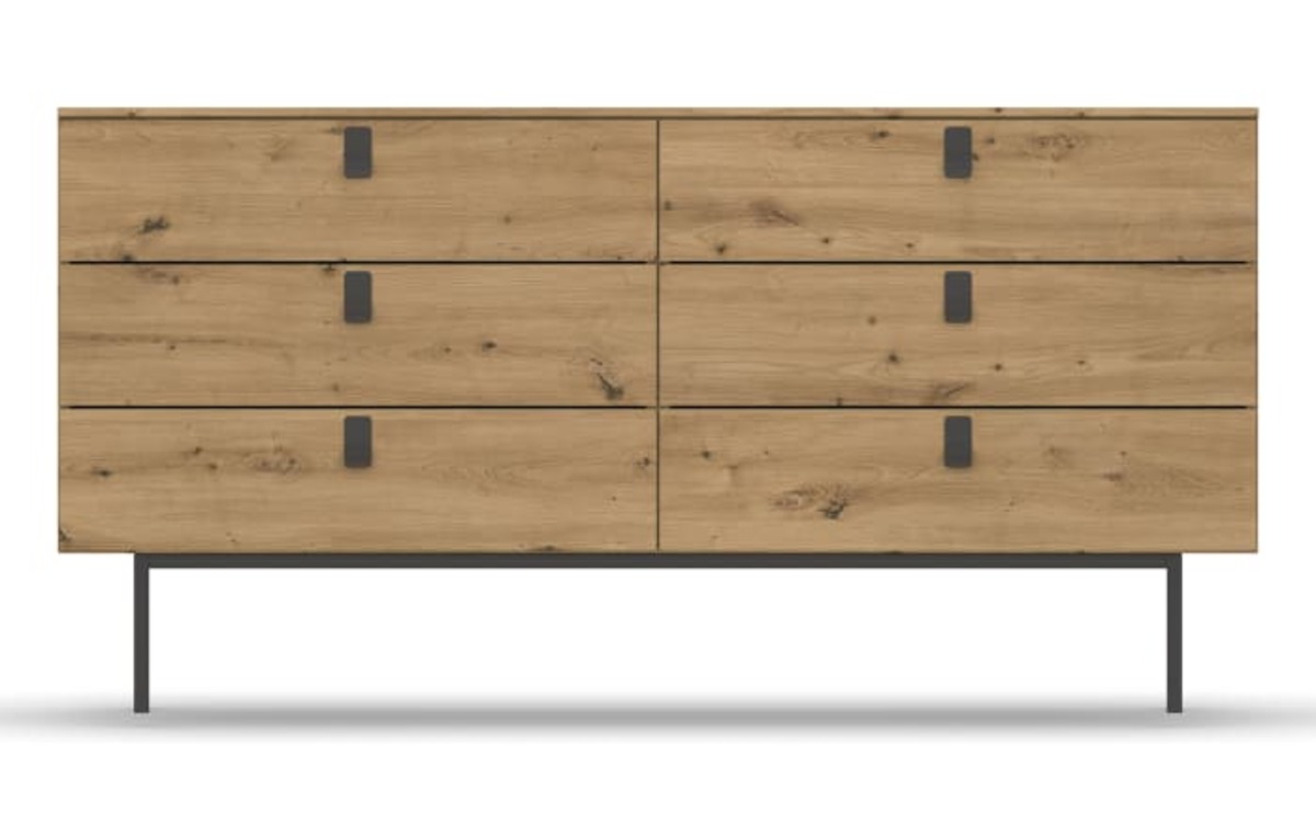 Bild 2 von Vito - Kommode Mapy, Eiche Artisan Nachbildung, 160 x 81 cm