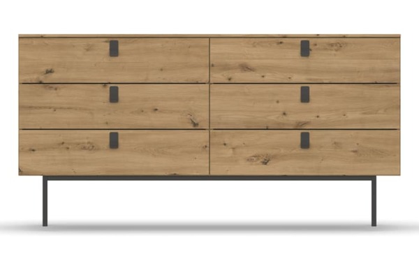 Bild 2 von Vito - Kommode Mapy, Eiche Artisan Nachbildung, 160 x 81 cm