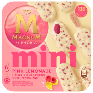 Magnum Euphoria Mini Eis Pink Lemonade 6x55ml