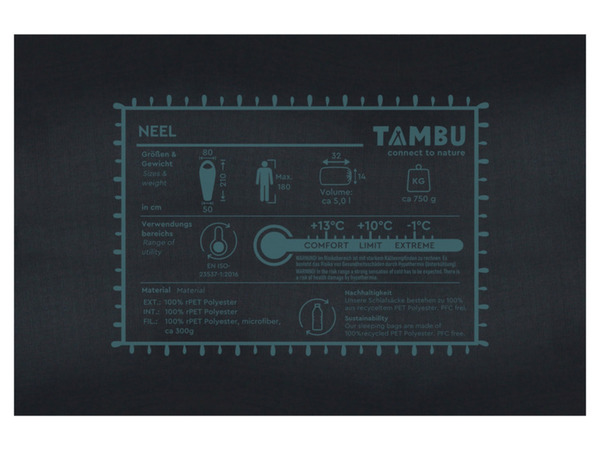 Bild 3 von TAMBU NEEL - Mumienschlafsack 800g