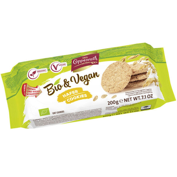 Bild 1 von Coppenrath 2 x Bio & Vegan Hafer Cookies