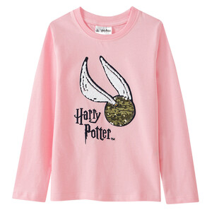 Harry Potter Langarmshirt mit Wendepailletten ROSA