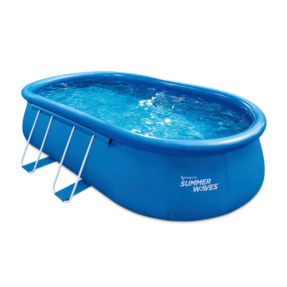 Bild 1 von Pool-Set Pgp1181042F, Blau, Kunststoff, 107x549x305 cm, Freizeit, Pools und Wasserspaß, Aufstellpools, Aufstellpools