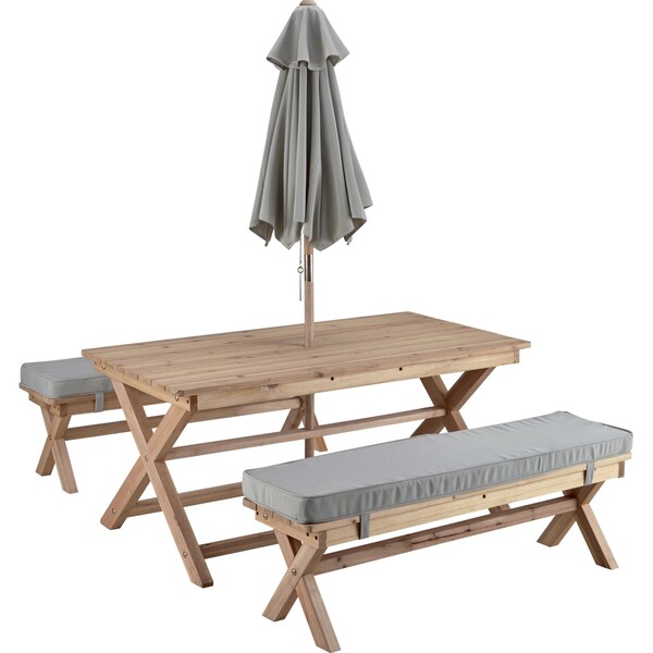 KinderGartenmöbelSet Kulikup 4teilig FSC® Natur von OBI ansehen!