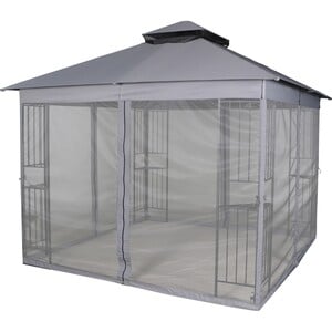 Pavillon Bulman Grau 300 cm x 300 cm