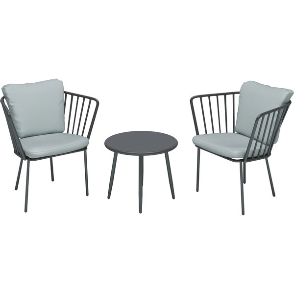 Bild 2 von Balkonset Boonara Anthrazit 3-teilig