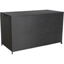 Bild 1 von Kissenbox Buntine 160 cm x 94 cm x 75 cm Schwarz Rattanoptik